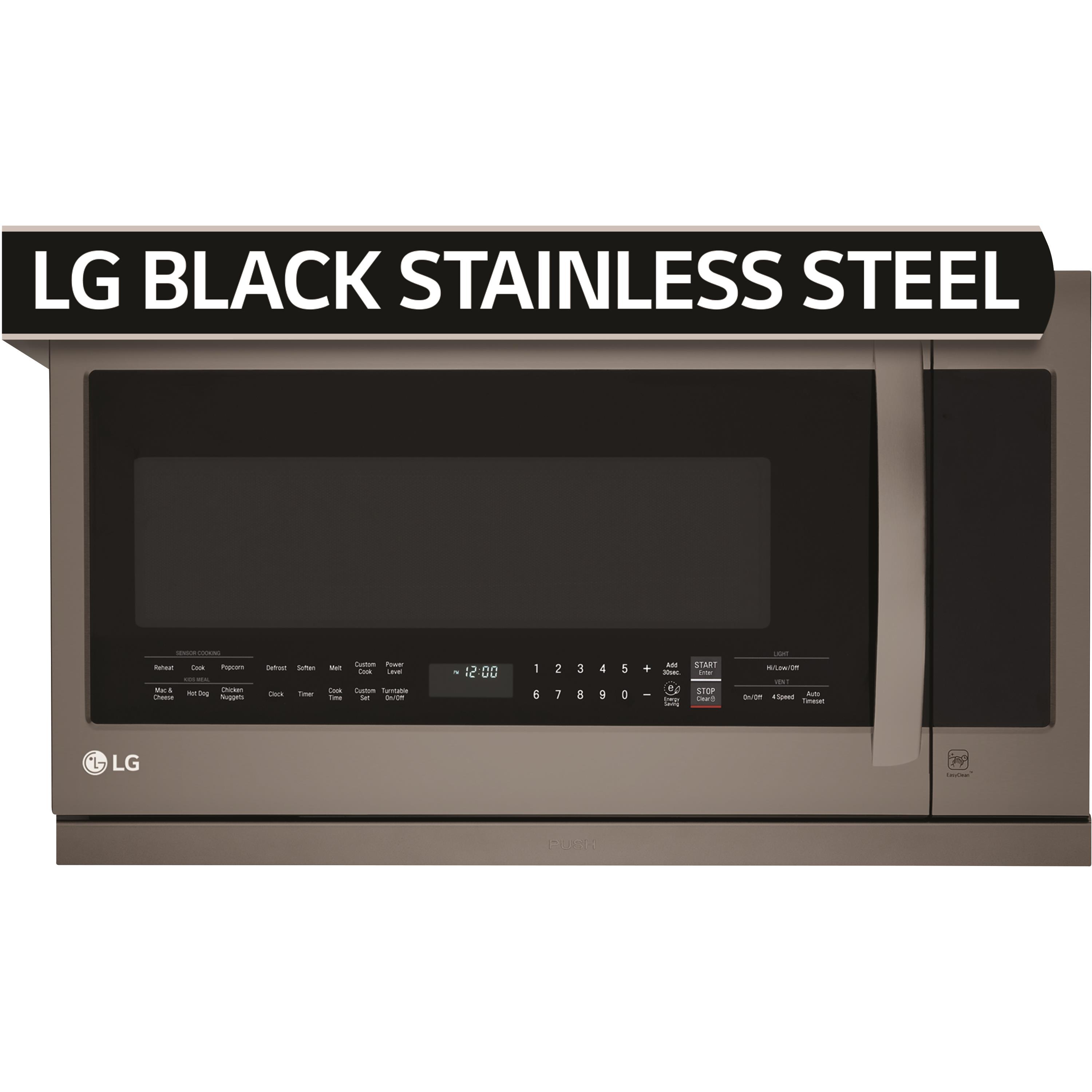 LG Appliances LMHM2237BDBlack Stainless Steel Series 2.2 Cu. Ft. Over